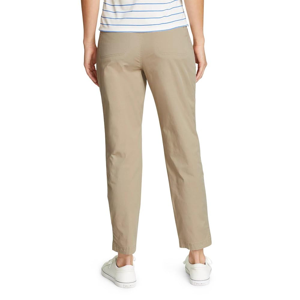 Eddie Bauer Women's Aspire Ankle Pants, Light Khaki, 2 at